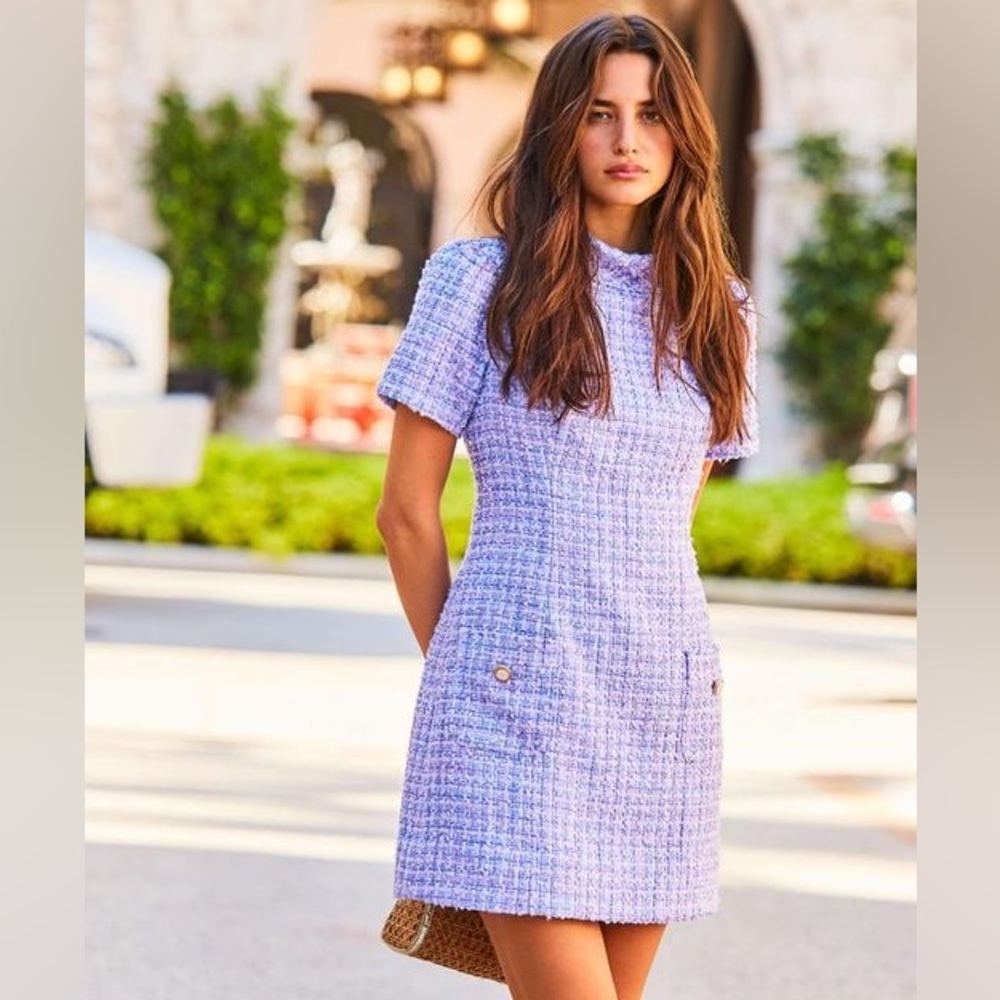Lilly Pulitzer Tweed Lilac Dress